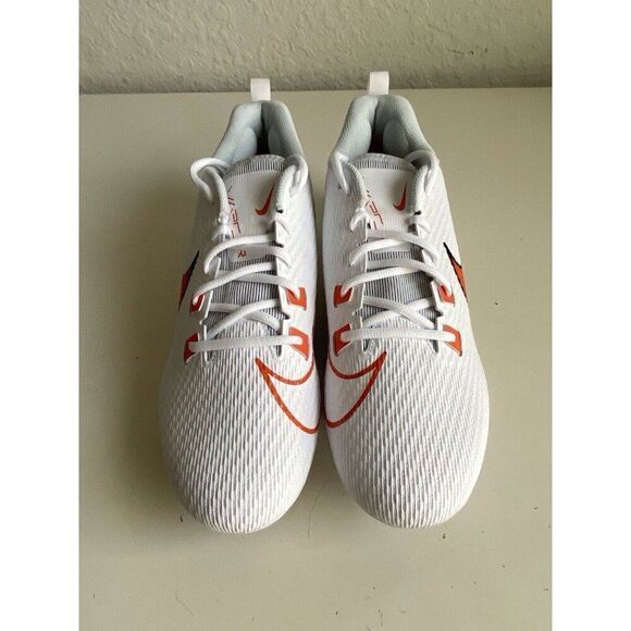Nike Vapor Edge Speed 360 2 White Orange Football Cleats FJ1582-180 Men’s Sz 14 - Picture 5 of 13